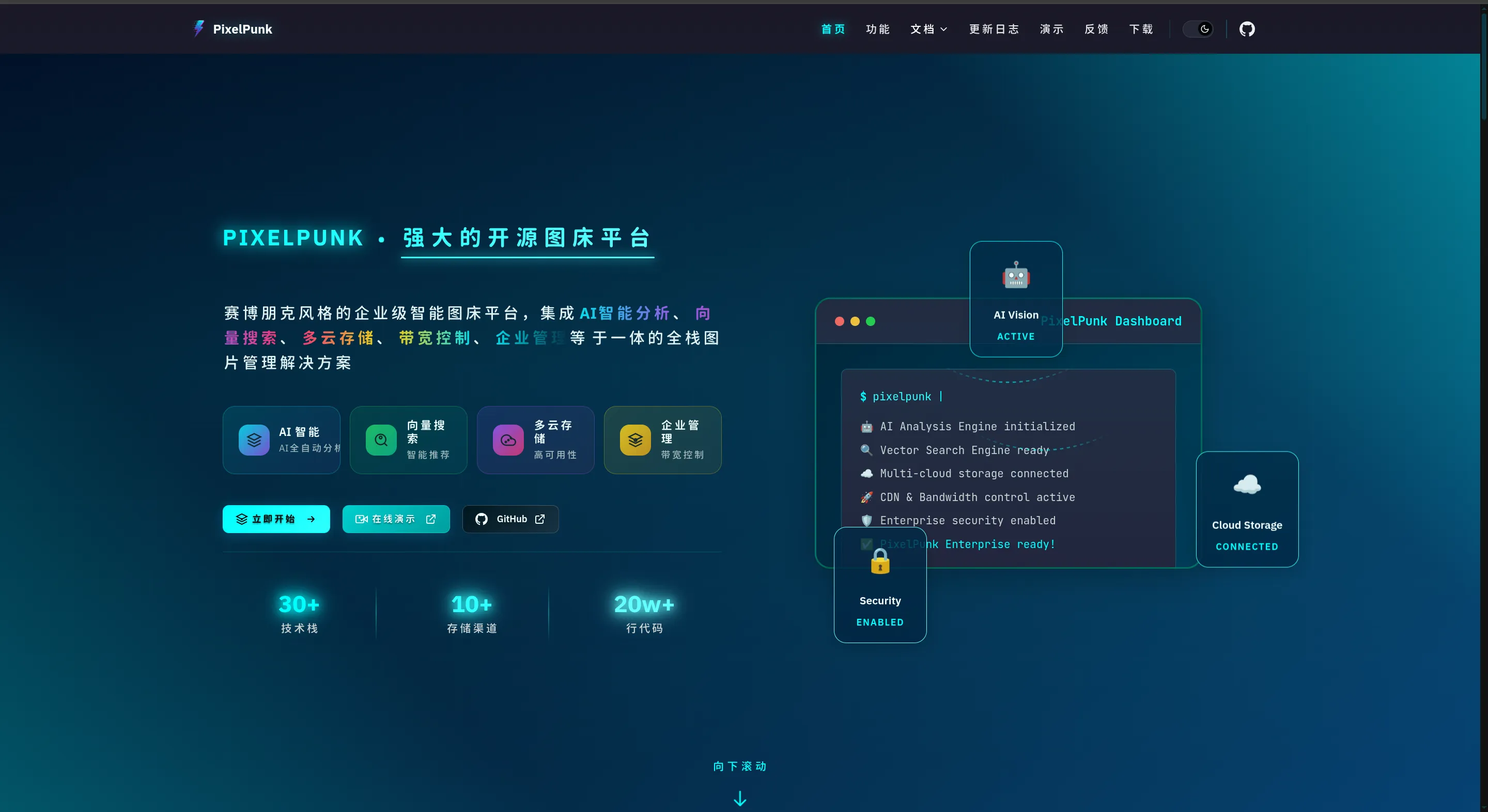 PixelPunk:一键部署你的私有文件管理平台